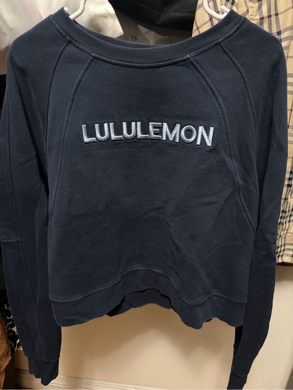lululemon athletica women’s Dark Navy Crewneck Sweatshirt